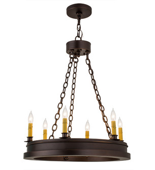 Sullivan Ranch Six Light Chandelier in Mahogany Bronze (57|172655)
