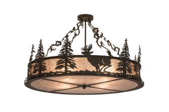 Wildlife At Dusk Four Light Semi-Flushmount in Oil Rubbed Bronze (57|171359)