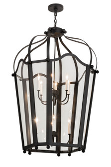 Citadel Ten Light Pendant in Black/Clear Acrylic (57|170055)