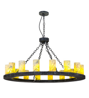 Loxley 16 Light Chandelier in Black Metal (57|168321)