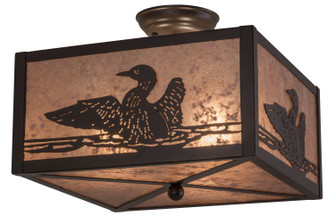 Loon Three Light Flushmount in Timeless Bronze (57|166367)