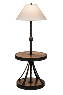 Achse One Light Floor Lamp in Natural Wood,Oil Rubbed Bronze (57|165145)