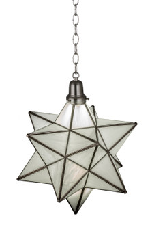 Moravian Star LED Pendant in Brushed Nickel (57|162855)