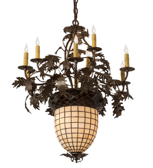 Greenbriar Oak 11 Light Chandelier in Bronze (57|158685)