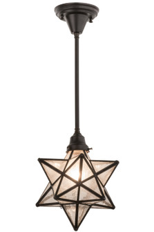 Moravian Star One Light Pendant in Craftsman Brown (57|158665)