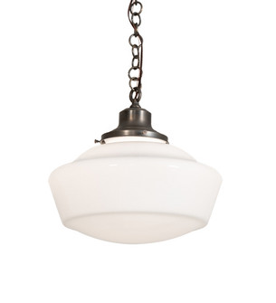 Revival Schoolhouse One Light Pendant in Antique Brass (57|158020)