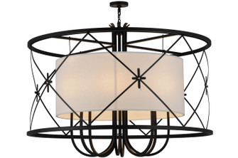 Penelope Eight Light Pendant in Black Metal (57|157973)