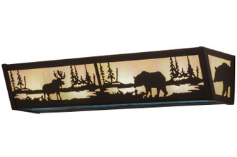 Moose & Black Bear Four Light Vanity in Oil Rubbed Bronze (57|157351)
