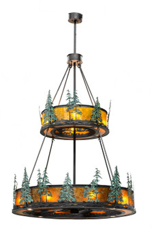 Tall Pines 20 Light Chandel-Air in Wrought Iron (57|156087)