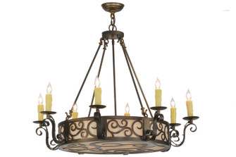 Delano 11 Light Chandelier in Antique Copper (57|153447)