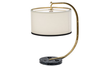 Cilindro One Light Table Lamp in Faux Black Marble (57|152099)