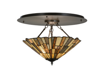 Delta Three Light Flushmount in Timeless Bronze (57|151905)