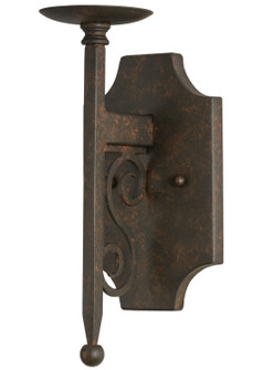 Toscano One Light Wall Sconce Hardware in Rust,Natural Wood (57|150101)