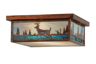 Deer Creek Two Light Flushmount in Vintage Copper (57|149681)