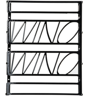 Glass Rack in Black Metal (57|149200)