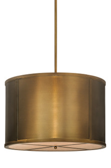 Drum Eight Light Pendant in Antique Copper (57|148673)