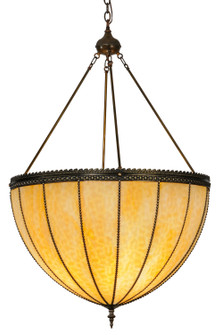 Gothic Four Light Inverted Pendant in Craftsman Brown (57|147444)