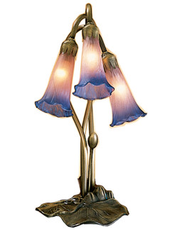 Pink/Blue Three Light Accent Lamp in Mahogany Bronze (57|14670)
