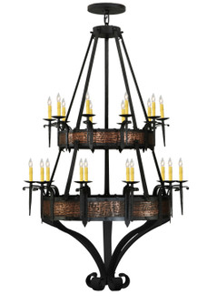 Costello 20 Light Chandelier in Wrought Iron (57|145338)