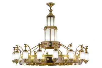 Mosque 42 Light Chandelier in Polished Brass (57|145201)