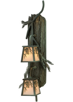 Pine Branch Two Light Wall Sconce in Antique Copper,Verdigris (57|145191)