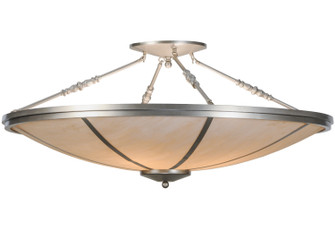 Commerce Four Light Semi-Flushmount in Nickel (57|143628)