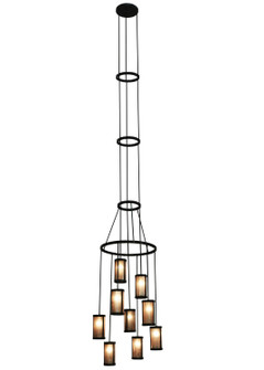 Cartier Nine Light Chandelier in Mahogany Bronze (57|142437)