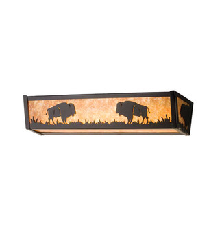 Buffalo Four Light Vanity in Black Metal (57|14232)