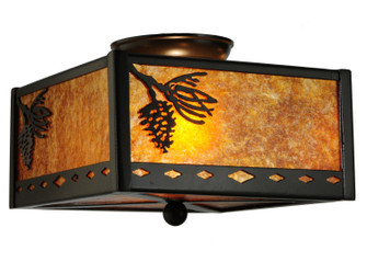 Balsam Pine Two Light Flushmount in Timeless Bronze (57|142265)