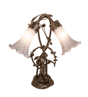 Gray Two Light Table Lamp in Mahogany Bronze (57|142212)