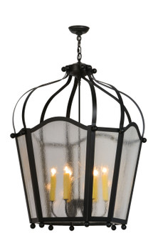 Citadel Six Light Pendant in Black Metal (57|140825)