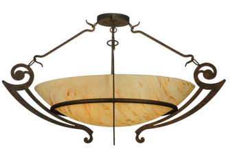 Ceres Six Light Inverted Pendant in Gilded Tobacco (57|140730)
