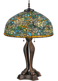 Tiffany Laburnum Two Light Table Lamp in Mahogany Bronze (57|139419)