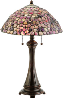 Agata Two Light Table Lamp in Mahogany Bronze (57|138125)