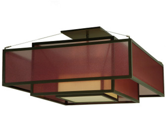 Quadrato Four Light Semi-Flushmount in Timeless Bronze (57|134842)