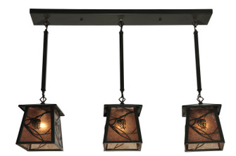 Whispering Pines Three Light Island Pendant in Timeless Bronze (57|134485)