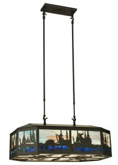 Deer Family Six Light Pendant in Oil Rubbed Bronze (57|133373)