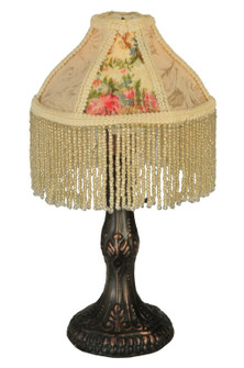 Fabric & Fringe One Light Mini Lamp in Antique (57|131721)