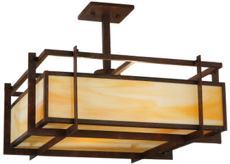 Boulder Creek Two Light Pendant in Rust (57|124193)