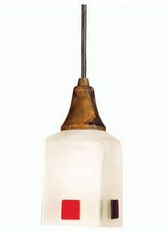 Metro Fusion One Light Mini Pendant in Vintage Copper (57|12412)