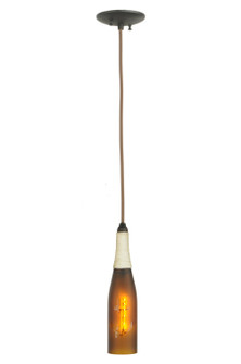 Coastal Collection One Light Mini Pendant in Black Metal (57|124011)