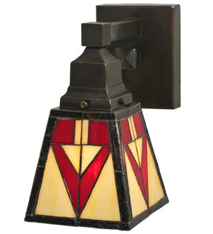 Otero One Light Wall Sconce in Craftsman Brown (57|122654)