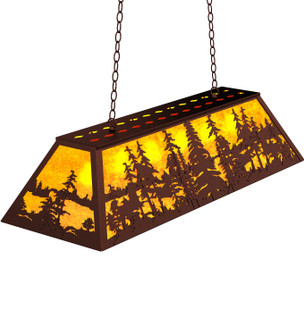 Tall Pines Six Light Pendant in Rust (57|121583)