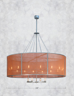 Cilindro 20 Light Chandelier in Nickel (57|119090)