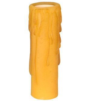 Poly Resin Candle Cover in Honey Amber (57|118642)
