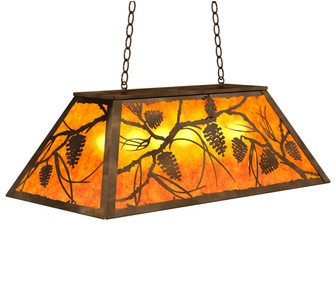 Whispering Pines Six Light Pendant in Antique Copper (57|118556)