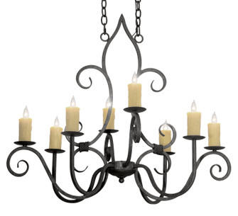 Clifton Eight Light Chandelier in Pewter (57|117288)