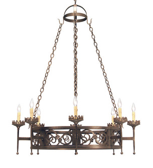 Majella Eight Light Chandelier in Rust (57|117275)