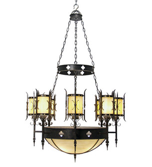 Sabrina 12 Light Chandelier in Craftsman Brown (57|117035)