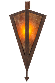 Desert Arrow One Light Wall Sconce in Rusty Nail/Amber Mica (57|116843)